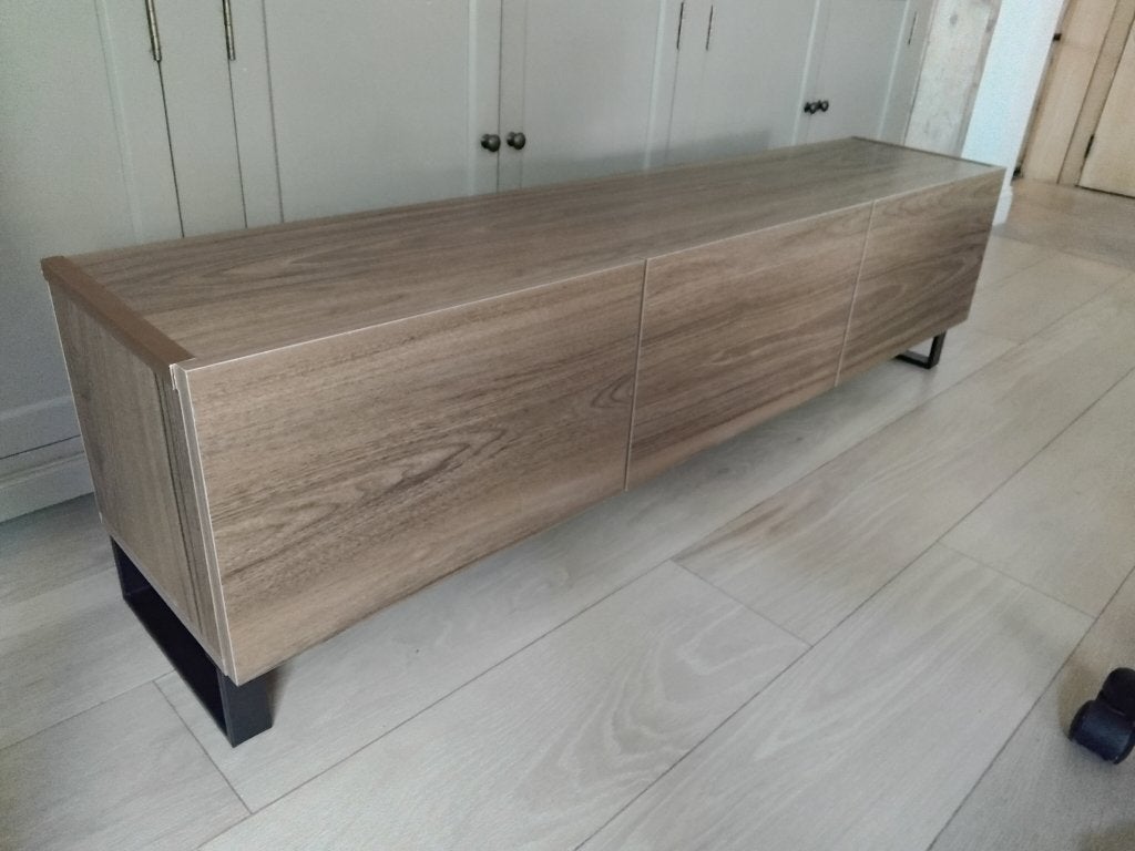 tv meubel walnoot 150 cm, Ophalen, Gebruikt