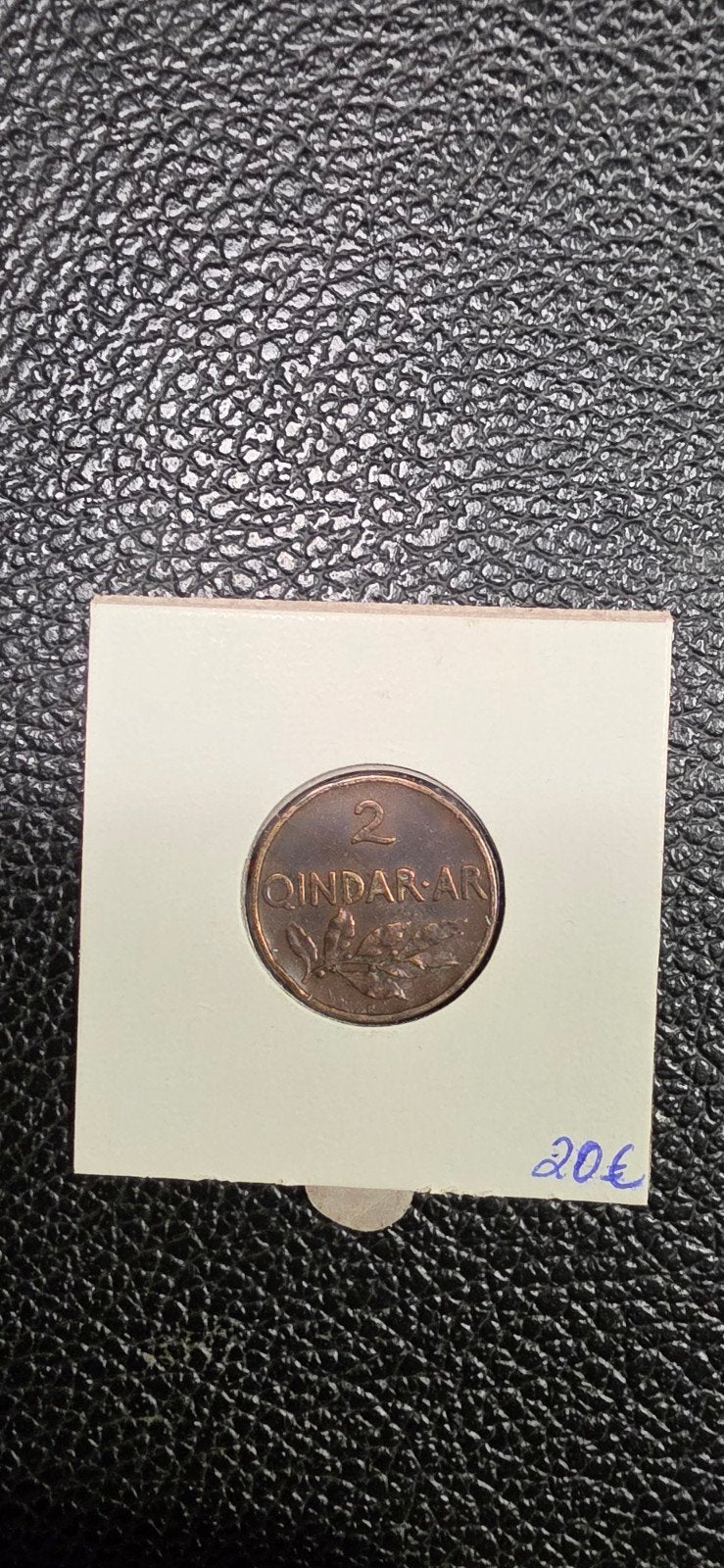 Albanië 2 Qindar •ar 1935, Enlèvement ou Envoi