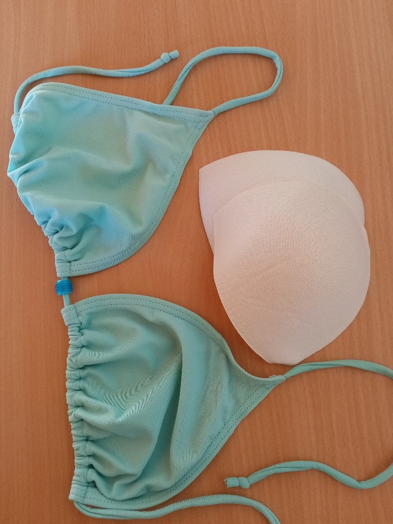 nieuw bovenstuk bikini (of BH) met of zonder vulling , S, Kleding | Dames, Ophalen of Verzenden, Zo goed als nieuw, Blauw, Bikini