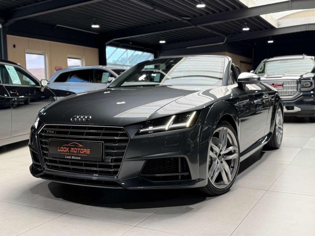 Audi TT TTS Roadster 2.0 TFSI Quattro S tronic 310cv FULL, Autos, Cuir, Argent ou Gris, Euro 6, Entreprise