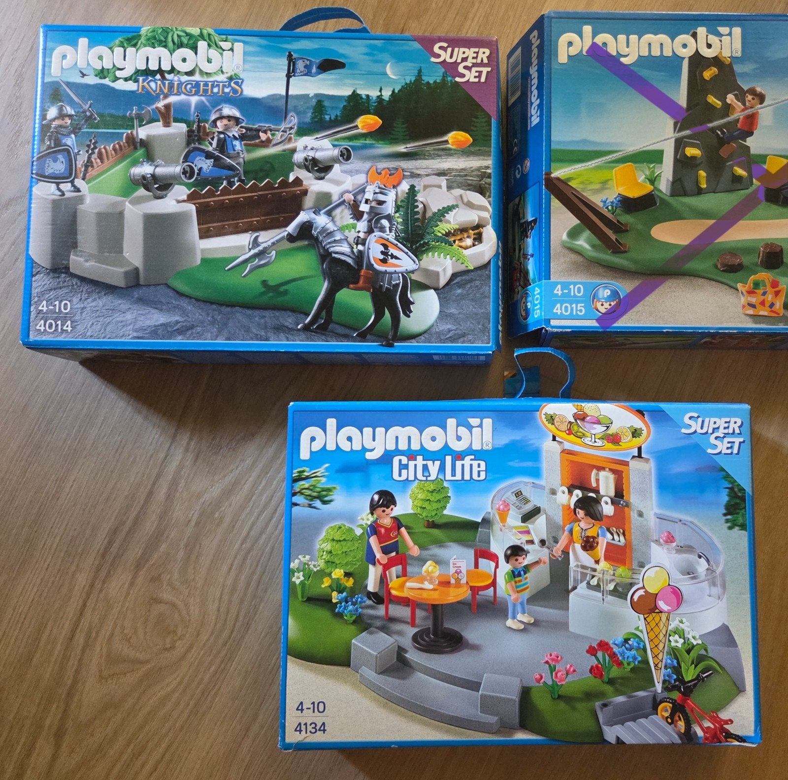 Twee Playmobil supersets in perfecte staat en compleet, Kinderen en Baby's, Ophalen, Complete set, Zo goed als nieuw, Kasteel/Fort