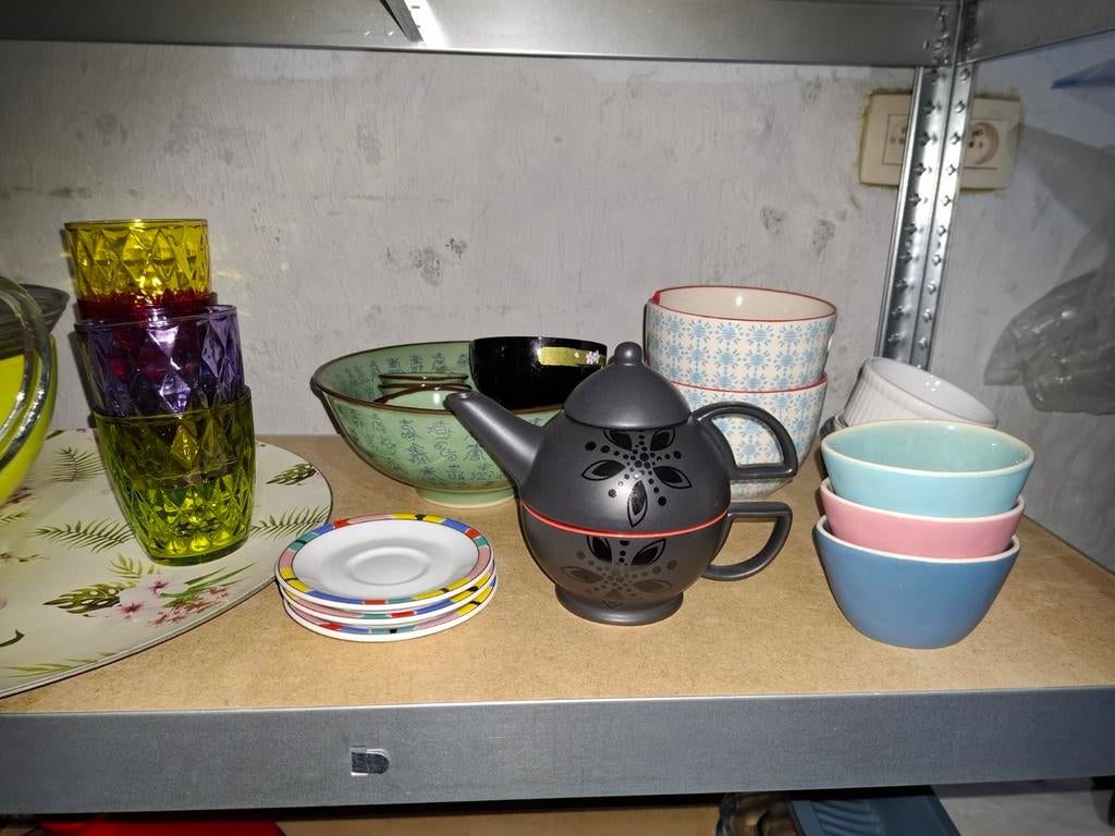 Gratis borden glazen kommen, Huis en Inrichting, Ophalen