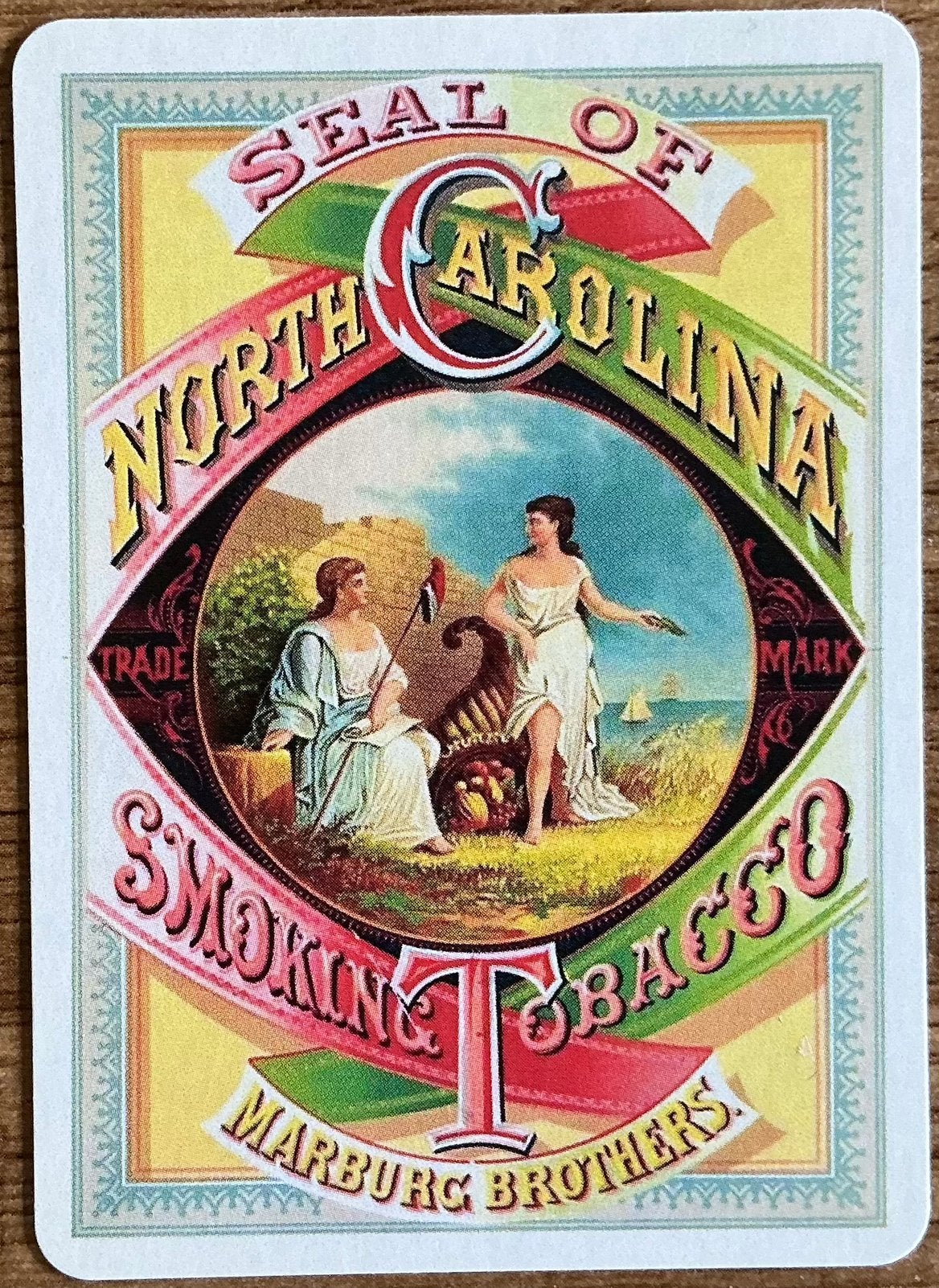 Splk TOBACCO NORTH CAROLINA, Verzamelen, Ophalen of Verzenden, Zo goed als nieuw, Speelkaart(en)