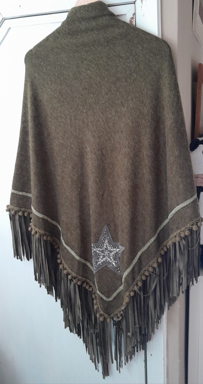 Prachtige Poncho large Sac d Anvers., Sac d Anvers, Ophalen of Verzenden, Zo goed als nieuw, Maat 42/44 (L)