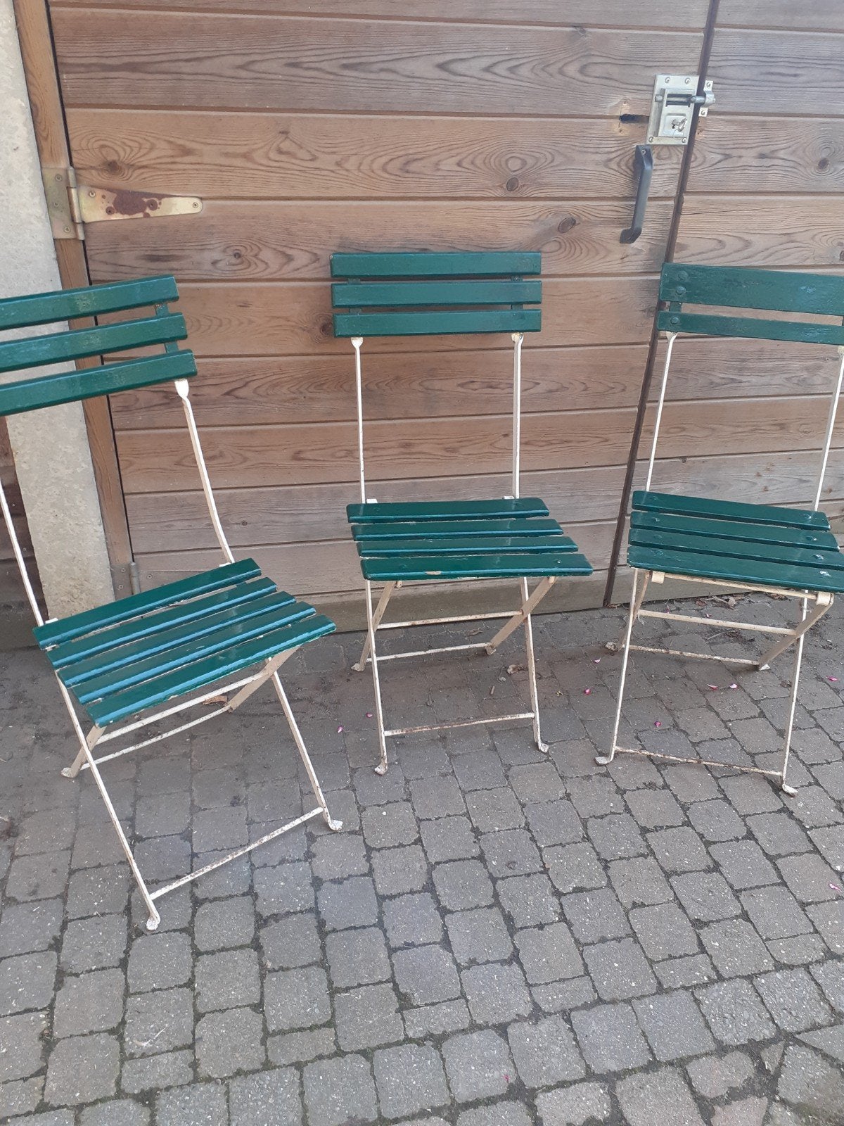 bistro stoelen, Jardin & Terrasse, Enlèvement, Utilisé, Pliant