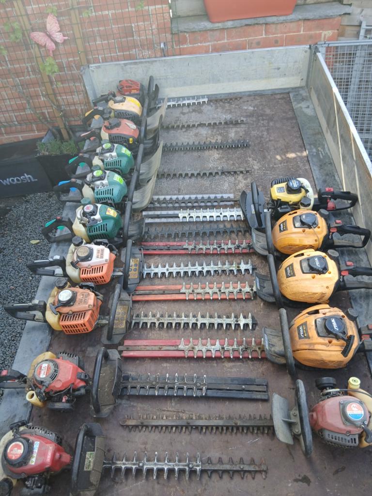 Lot van 15 heggenscharen, Jardin & Terrasse, Outils à main, Enlèvement