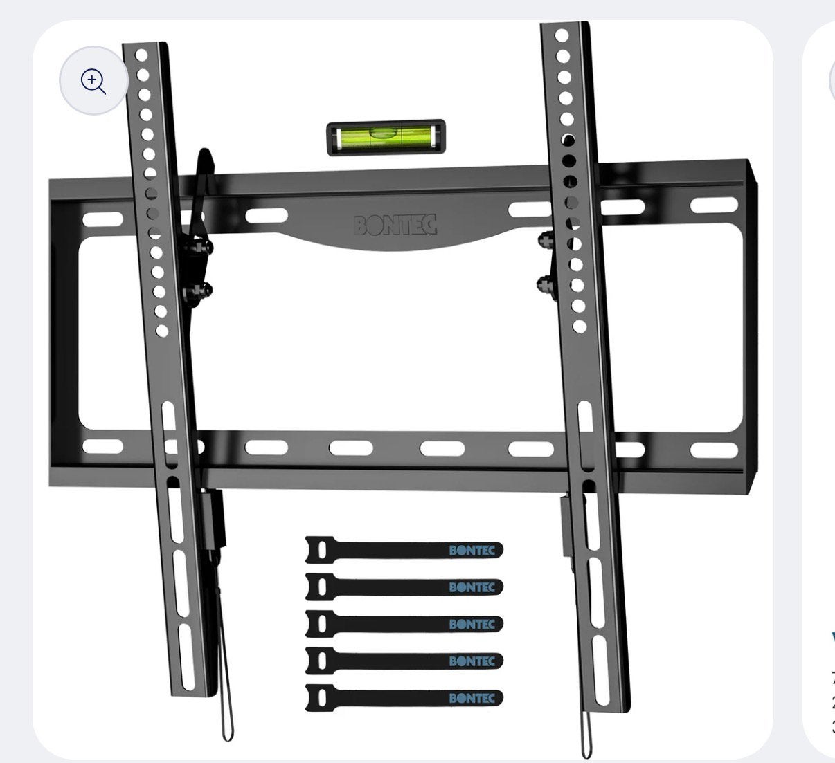 BONTEC TV muurbeugel 26–65 inch – kantelbaar – tot 55 kg, Audio, Tv en Foto, Ophalen of Verzenden, Nieuw