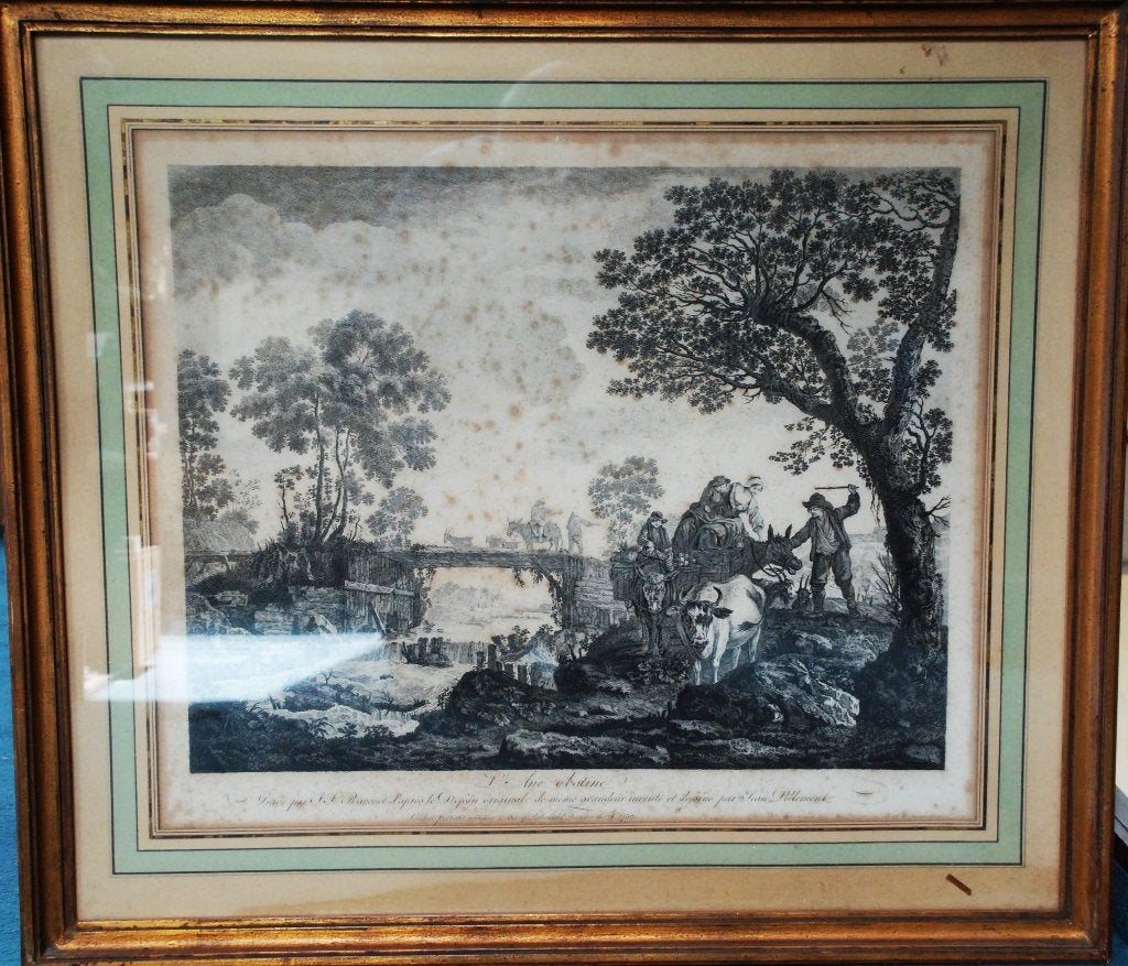 GRAVURES ANCIENNES 2, Antiquités & Art, Art | Eaux-fortes & Gravures, Encadré, Gravure, Enlèvement, 61 cm