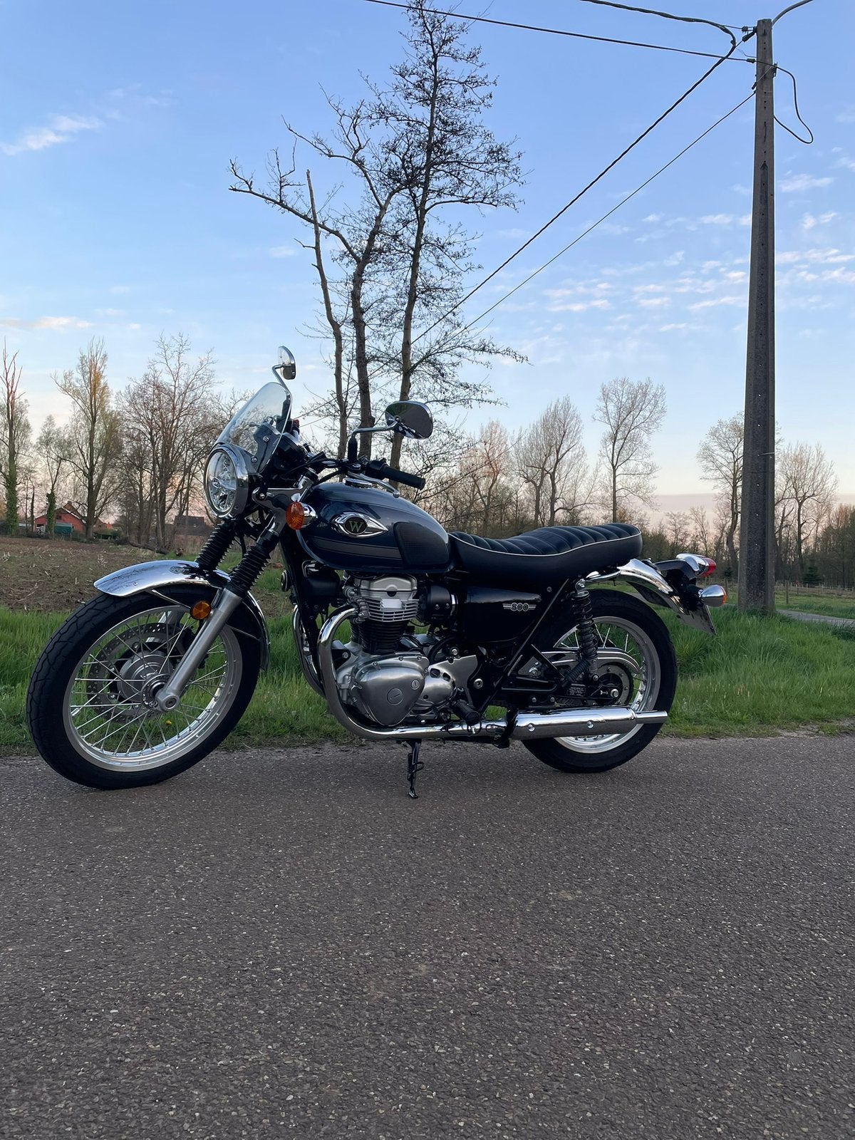 Prachtige Kawasaki W800 te koop!, Motoren, Motoren | Kawasaki, 2 cilinders, Gebruikt, Particulier, 800 cc