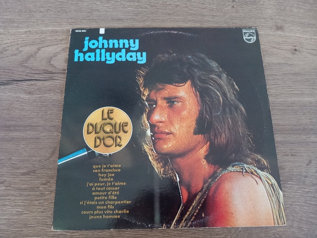 Vinyl LP Johnny Hallyday Le disque d'Or Classic Rock, Cd's en Dvd's, Vinyl | Rock, Ophalen of Verzenden, 12 inch, Classic Rock