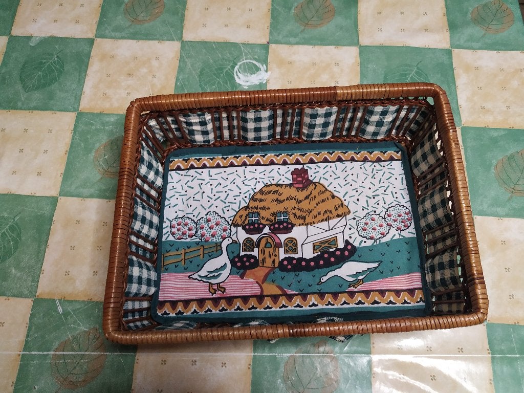 mandje 30x25cm mooi decoratief mandje uit te kiezen, Ophalen of Verzenden
