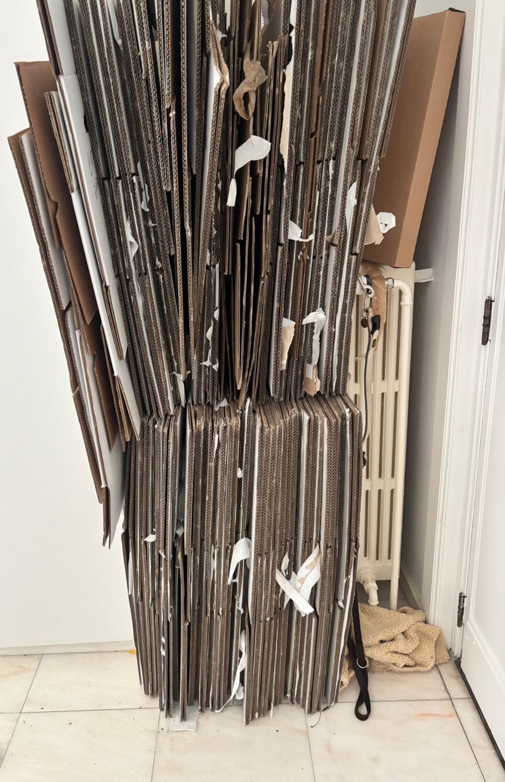 Cartons demenagement, Repliable, 35 à 50 cm, Enlèvement, Utilisé