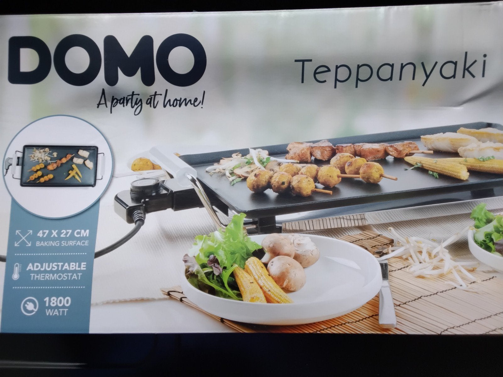 Domo Teppanyaki grillplaat, Ophalen