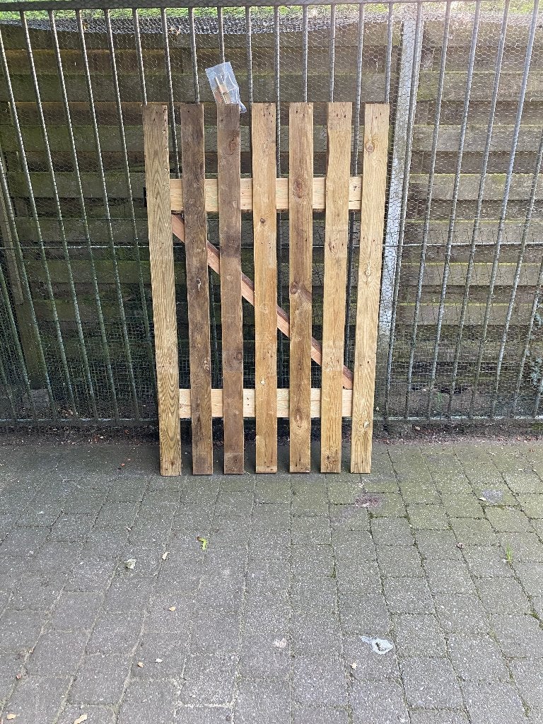 Porte de jardin, Jardin & Terrasse, Portes de jardin, Enlèvement, Comme neuf, Bois