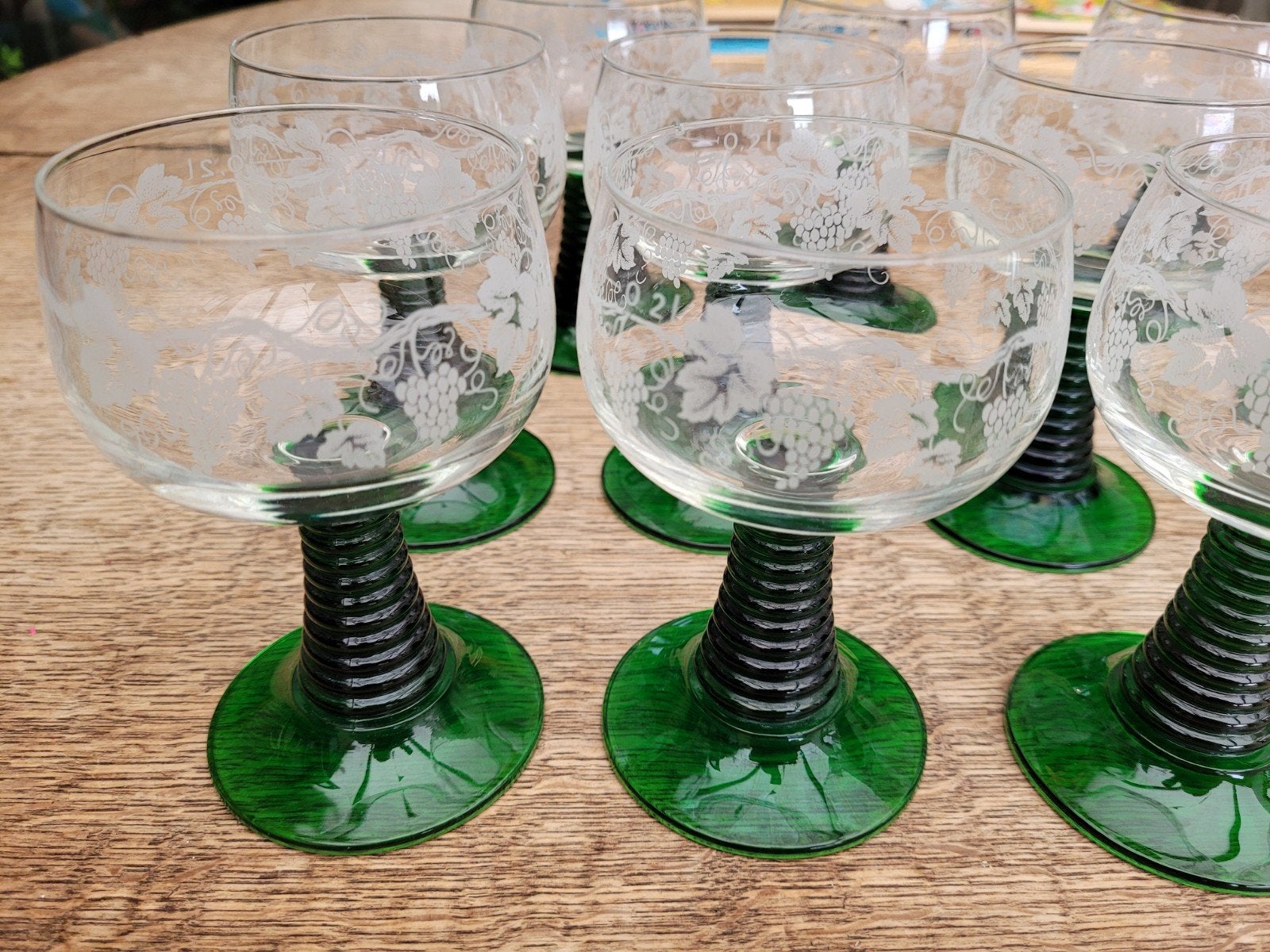 11 verres à vin vintage, Collections, Enlèvement, Comme neuf