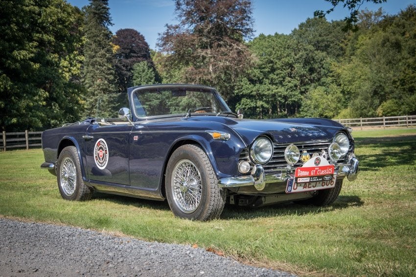 TRIUMPH TR4 IRS, Auto's, Achterwielaandrijving, 4 cilinders, Blauw, 2138 cc