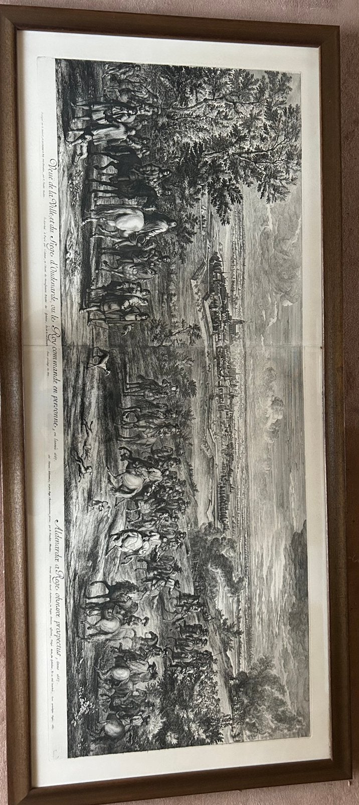 Grote tekening - Slag bij Oudenaarde, Ophalen of Verzenden, Tekening