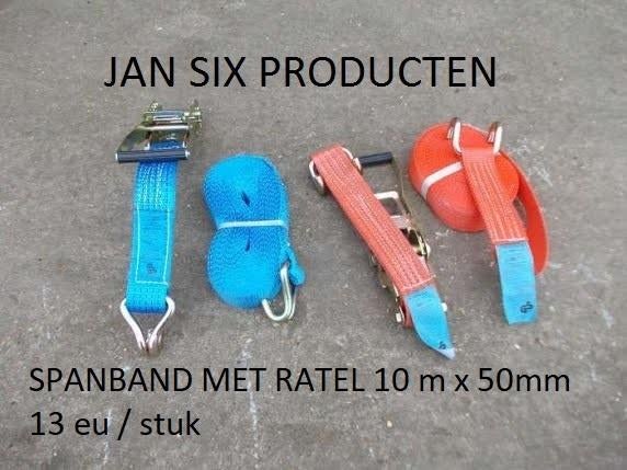 SPANBANDEN MET RATEL DIVERSE UITVOERINGEN, Ophalen, Nieuw