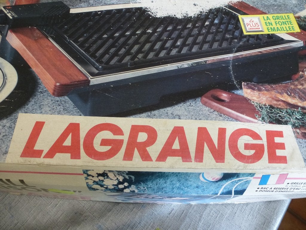 Plancha-grill. Gemaakt in Frankrijk, Ophalen, Gebruikt