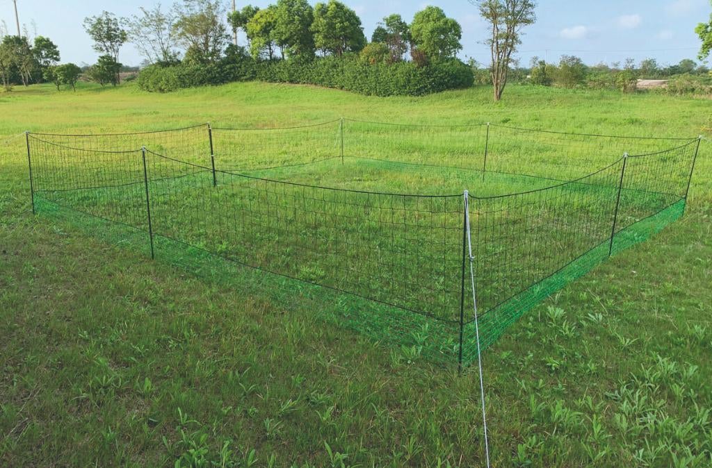 Kippenren in net 21x1.25m, Ophalen of Verzenden, Nieuw, Kippenhok of Kippenren