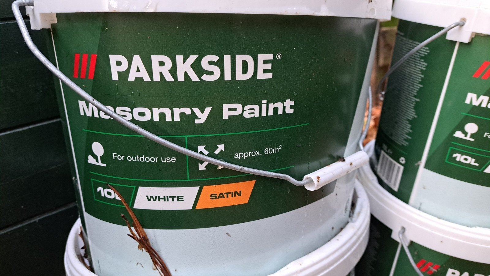 Gevelverf Parkside, Doe-het-zelf en Bouw, Verf, Beits en Lak, Ophalen, Wit