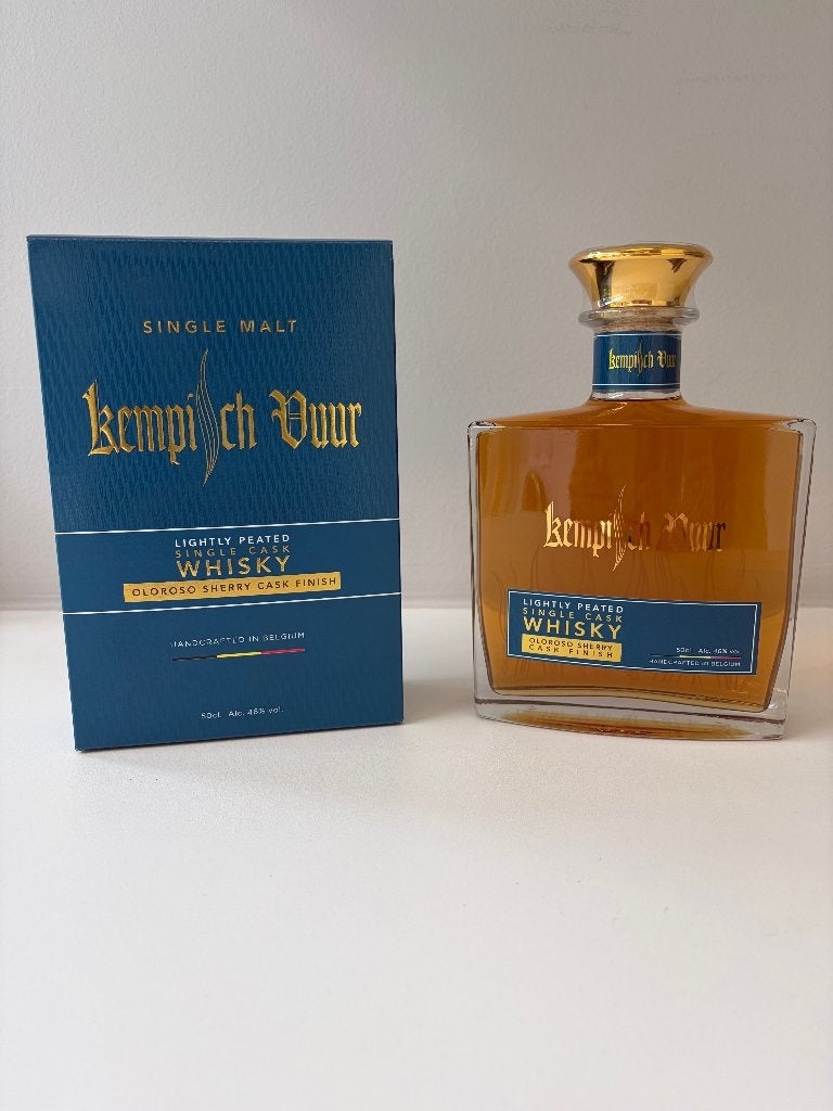 kempisch vuur single malt single cask whisky 46 % vol 50 cl, Verzamelen, Ophalen, Overige gebieden, Overige typen, Nieuw