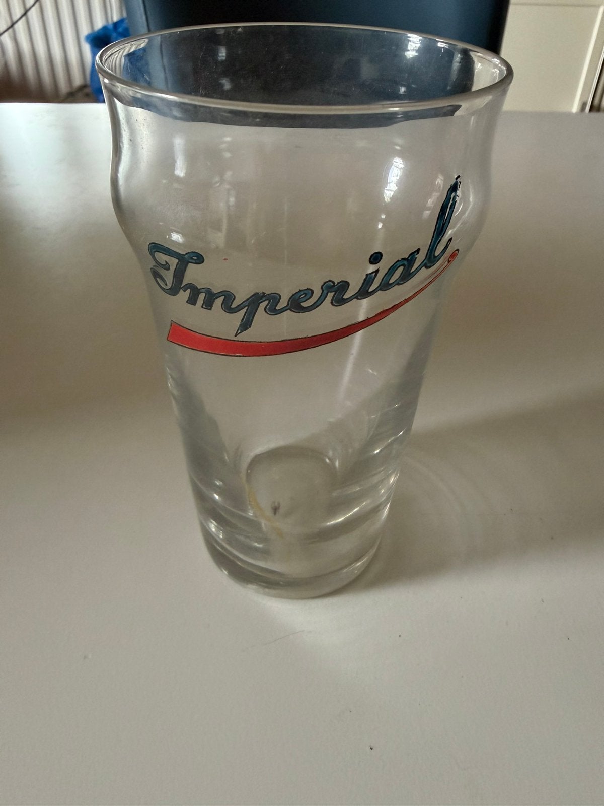 Emaille glas imperial, Verzamelen, Ophalen, Gebruikt, Glas of Glazen, Overige merken