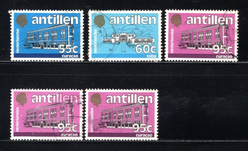 NL. ANTILLES Lot 1983 estampillé, Timbres & Monnaies, Timbres | Antilles néerlandaises, Envoi, Affranchi