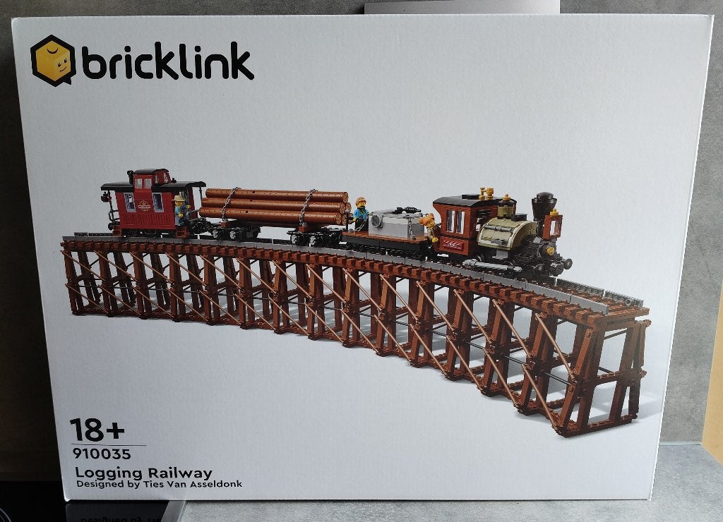 lego bricklink 910035 houtspoorbaan, Lego, Nieuw, Ophalen of Verzenden, Compleet