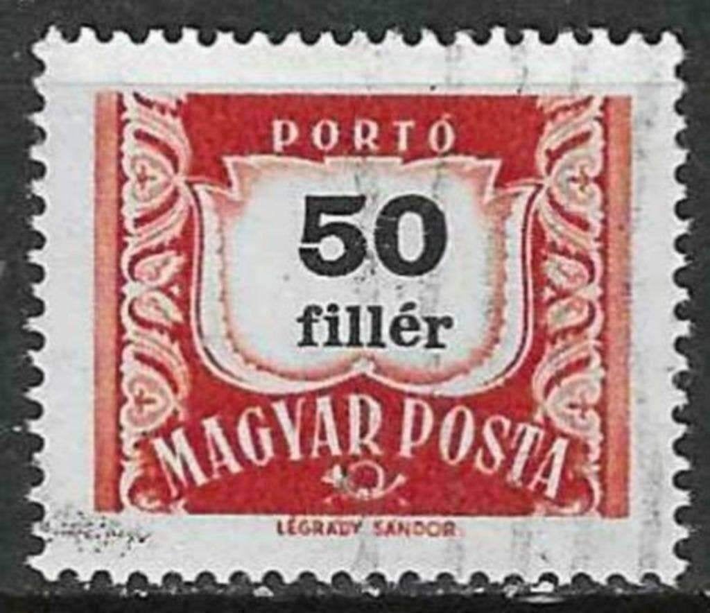 Hongrie 1958/1969 - Yvert 228ATX - Timbre fiscal (ST), Envoi, Affranchi