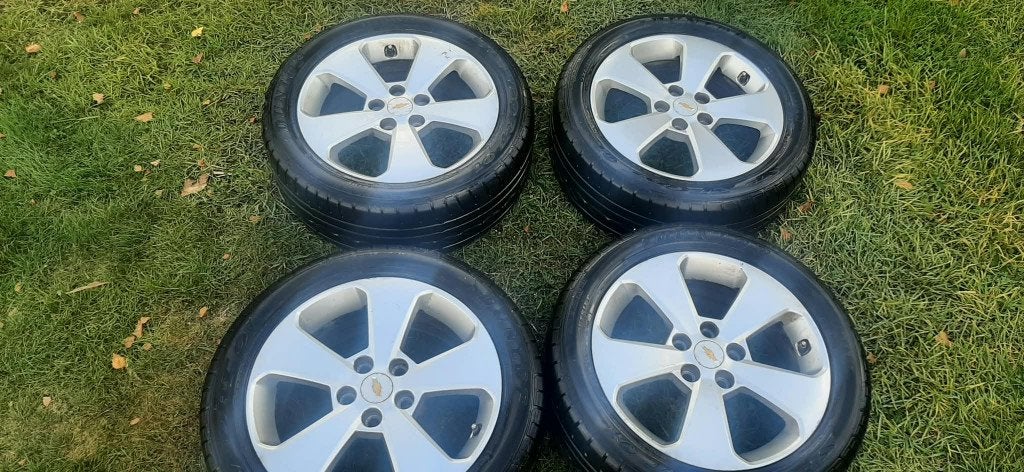 4 Jantes Alu 17" Origine Chevrolet Cruze 2012, Auto-onderdelen, Ophalen, Gebruikt, Velg(en), 17 inch