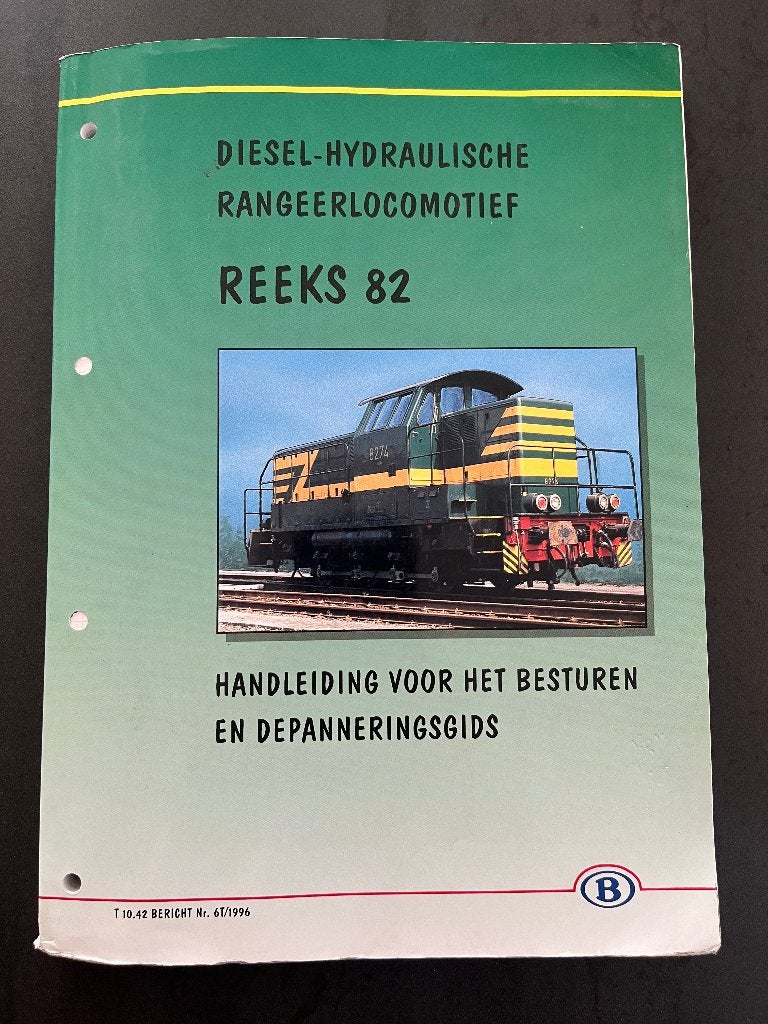 Handleiding besturen en depanneren HLR reeks 82 (NMBS/SNCB), Ophalen of Verzenden, Gelezen, Trein