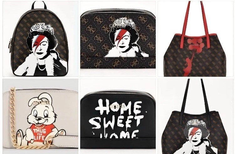 BANKSY : collector. Lot de 6 sacs GUESS, Enlèvement ou Envoi