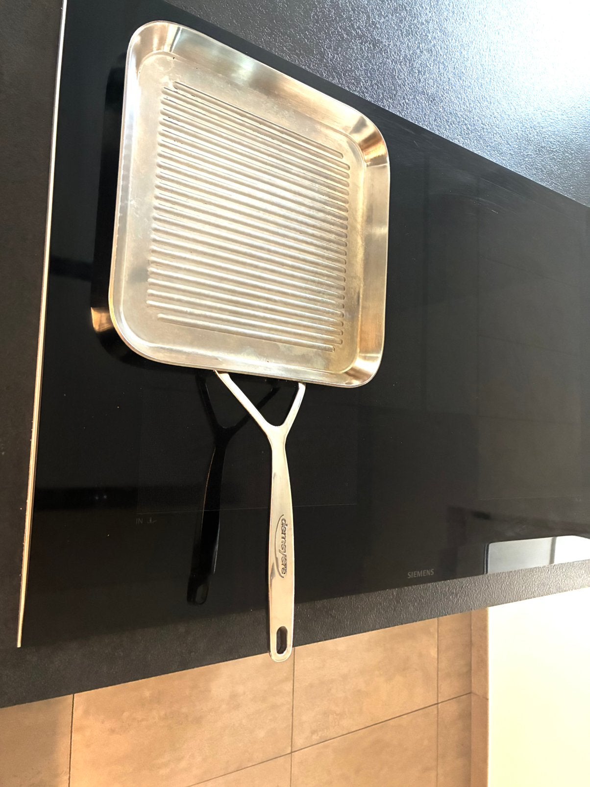 Poêle à griller Demeyere 28 cm Specialties-5, Maison & Meubles, Enlèvement, Comme neuf