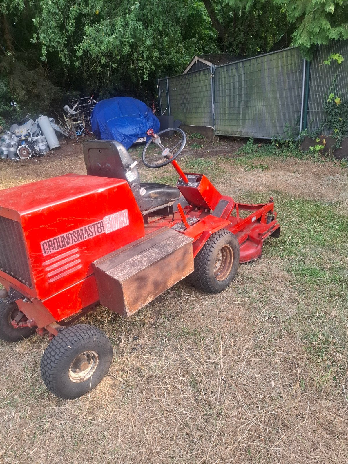 Zitmaaier  GROUNDMASTER 217-D, Tuin en Terras, Zitmaaiers, Ophalen, Gebruikt, Elektrische starter, Groundmaster 217-diesel
