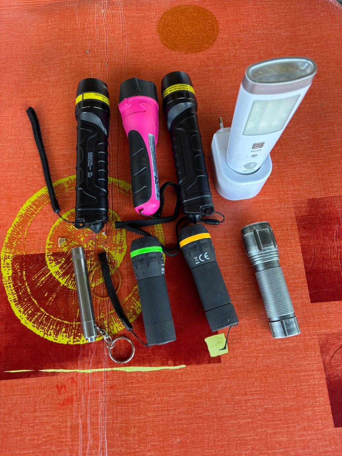 Verschillende zaklampen prijs per stuk, Caravans en Kamperen, Ophalen, Zo goed als nieuw
