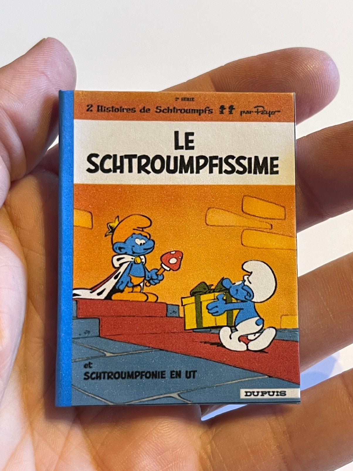 Histoire de schtroumpfs : Le schtroumpfissime (fac-similé), Collections, Envoi, Tintin, Comme neuf, Livre ou Jeu