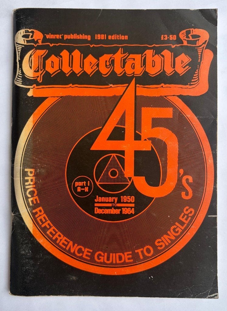 Catalogue 45 tours, Vinrec, Enlèvement ou Envoi, Utilisé, Catalogue