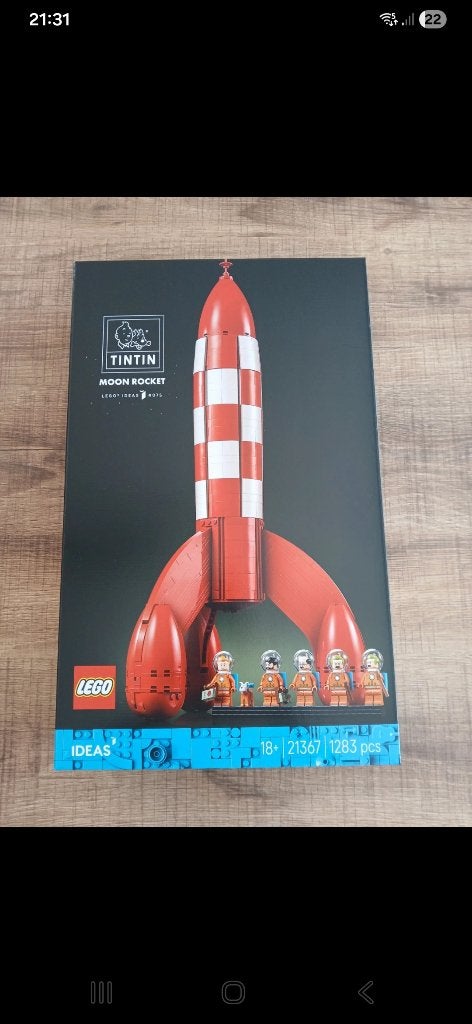 Lego 21367 fusée tintin "objectif lune" neuve scellée, Neuf, Lego, Ensemble complet, Ideas