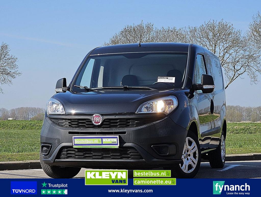Fiat DOBLÓ CARGO 1.6 L1H1 105Pk Euro6 NAP, Auto's, Bestelwagens en Lichte vracht, Zwart, Bedrijf, Cruise Control, Handgeschakeld