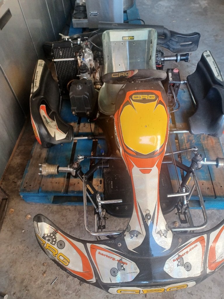 kart CRG met Rotax senior motor, Enlèvement, Utilisé, Kart