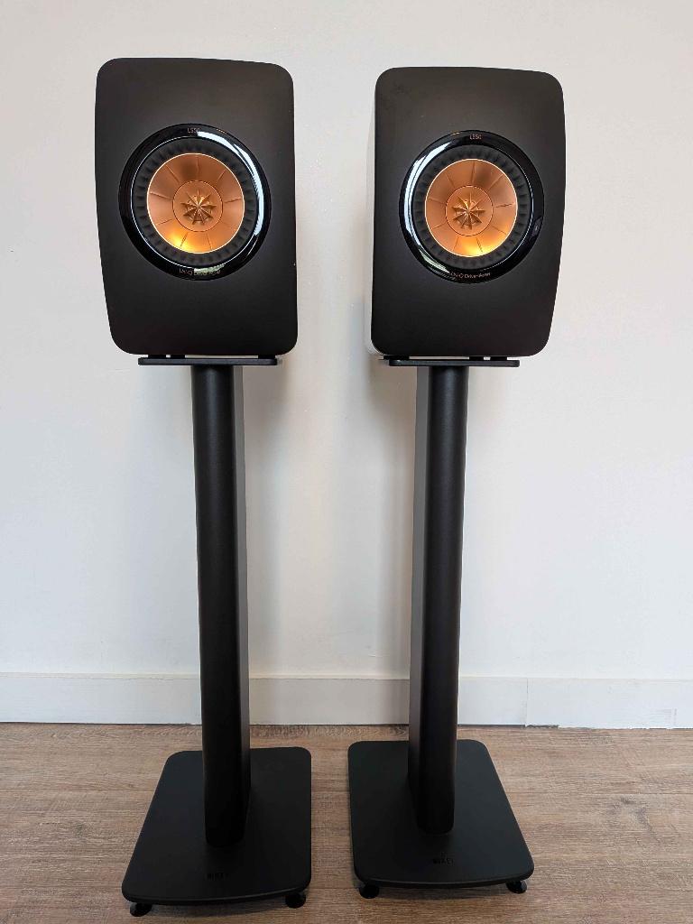 KEF LS50 – première édition avec pieds d’origine KEF, Autres marques, 60 à 120 watts, Enlèvement, Utilisé