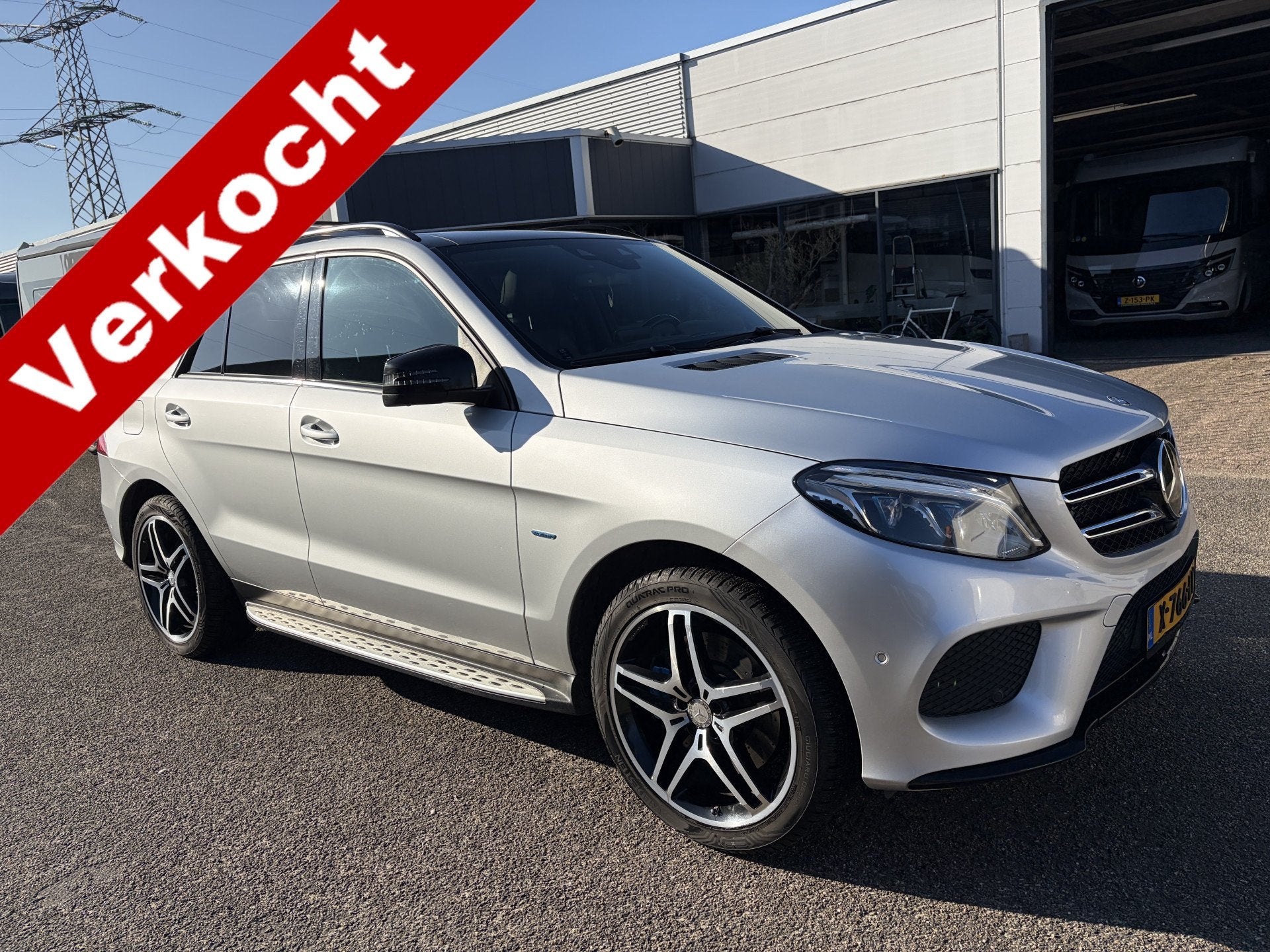 Mercedes-Benz GLE 500 e 4MATIC AMG Trekhaak Elektr. Stoelen, Auto's, Automaat, Gebruikt, 2000 kg, GLE