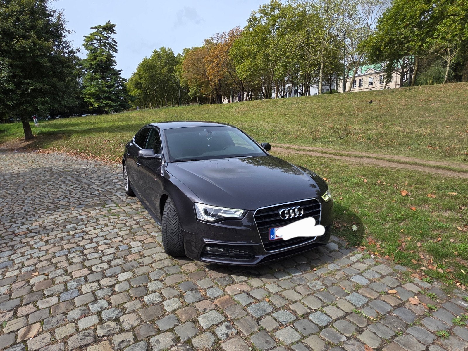 audi a5, Autos, Cuir, Argent ou Gris, Achat, Euro 6
