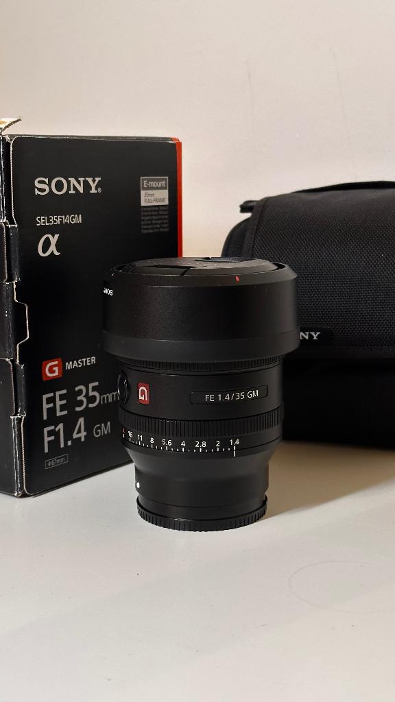 Sony 35mm F/1.4 GM, Audio, Tv en Foto, Foto | Lenzen en Objectieven, Ophalen, Zo goed als nieuw, Standaardlens