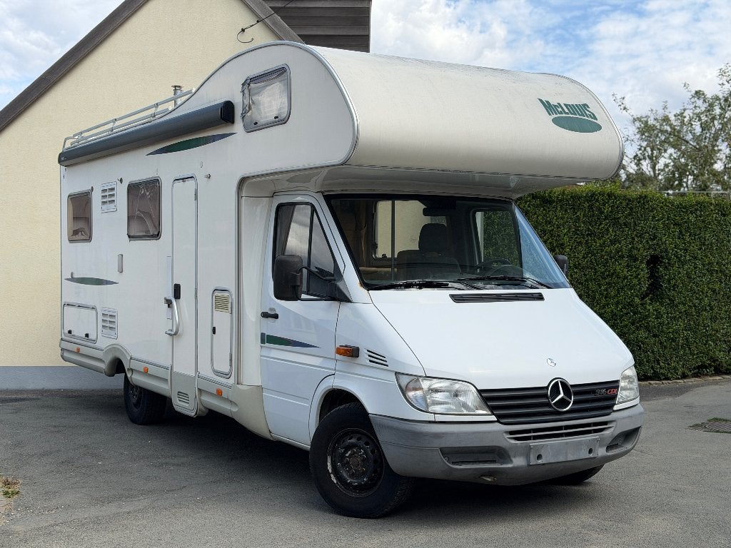 Mercedes kamper MC Louis 316, Caravans en Kamperen, Alkoof, Vloeistofverwarming, Bedrijf, ABS