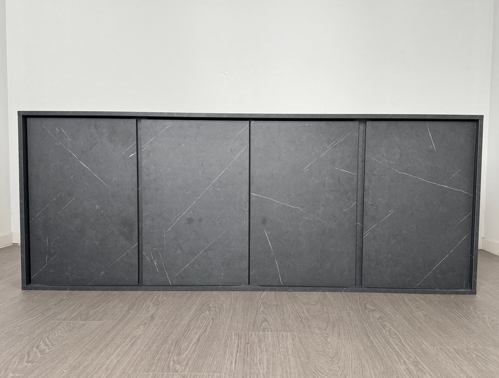 Luxe TV-meubel – Zwart Marmerlook – Modern & Stijlvol, Ophalen