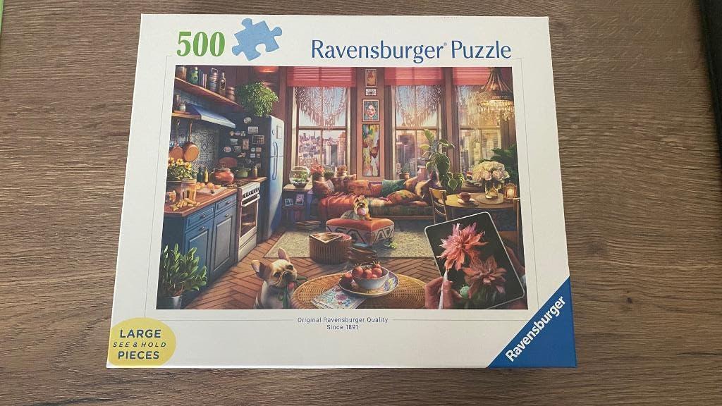 New Ravensburger puzzel 500 stuks Cosy Boho studio, Enlèvement, 500 à 1500 pièces, Neuf, Puzzle