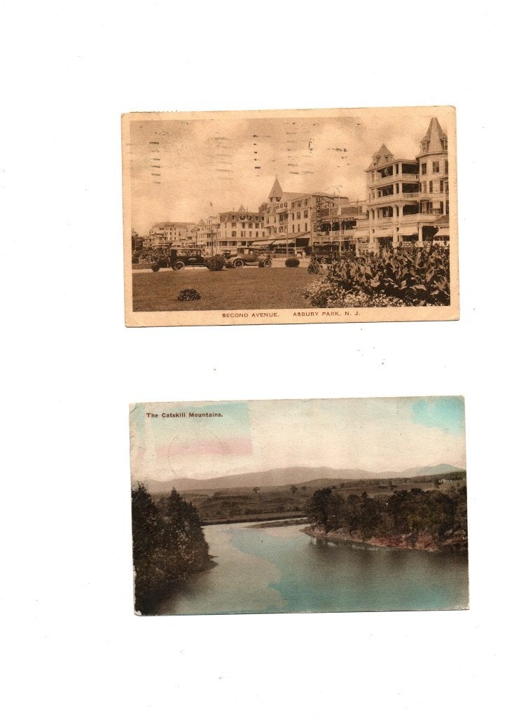 CARTES POSTALES AMÉRICAINES ANCIENNES 1919, Envoi, Avant 1920, Affranchie, Hors Europe