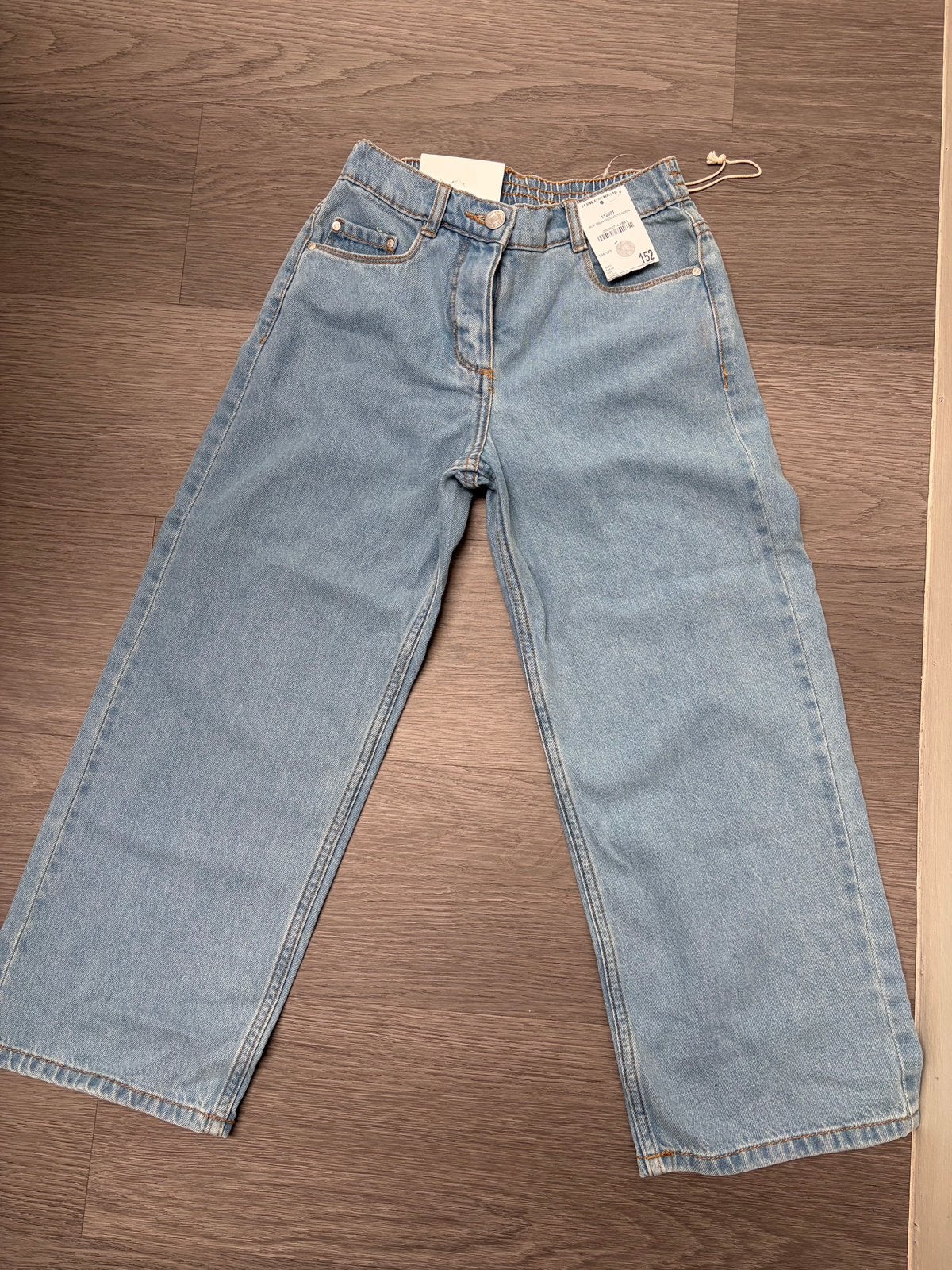 Meisjes jeans broek, Kinderen en Baby's, Kinderkleding | Maat 152, Ophalen, Nieuw, Broek